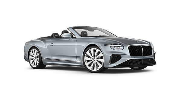 Bentley Tunbridge Wells New Bentley Continental GTC convertible front three quarters in Silverlake paint