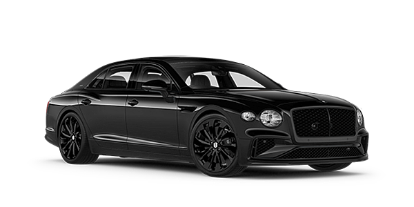 Bentley Tunbridge Wells Bentley New Flying Spur Black Edition front three quarter in Onyx paint