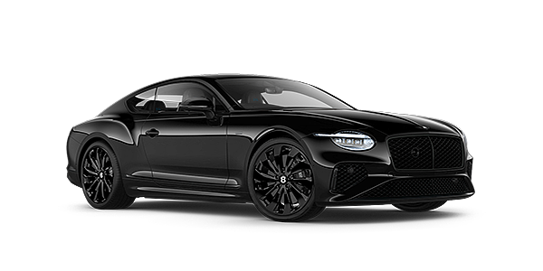Bentley Tunbridge Wells Bentley Continental GT Black Edition coupe front three quarter in Onyx black paint